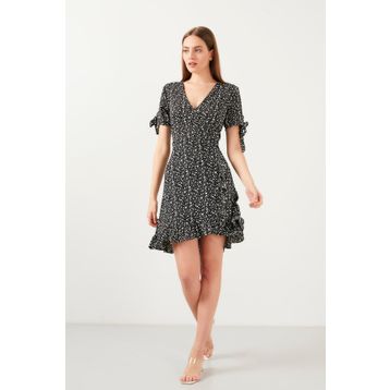 Lela 5863719 Siyah Kadın Elbise