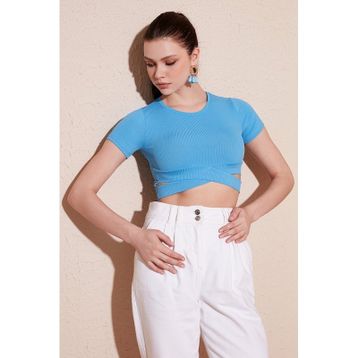 Lela 5864211 Bebe Mavi Kadın Bluz