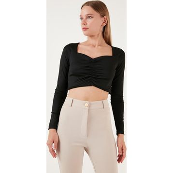 Lela 5865401 Siyah Kadın Bluz