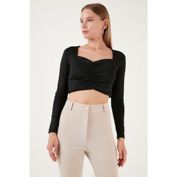 Lela 5865401 Siyah Kadın Bluz