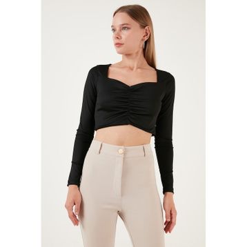 Lela 5865401 Siyah Kadın Bluz