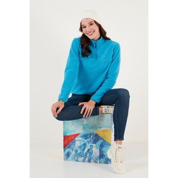 Lela 5907000 Turkuaz Kadın Polar