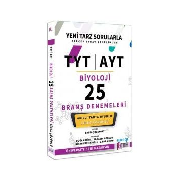 Lemma Tyt Ayt Biyoloji Video Çözümlü 25 Branş Denemeleri