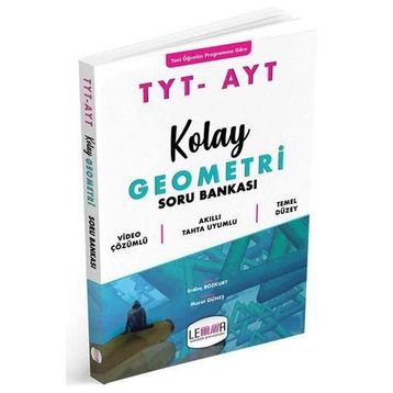 LEMMA Yayınları TYT AYT Kolay Geometri Soru Bankası
