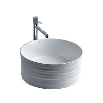 Lena E-2104 Beyaz Tezgah Üstü Çanak Lavabo