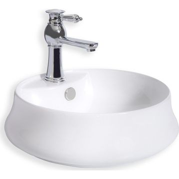Lena E-4045 Beyaz Tezgah Üstü Lavabo