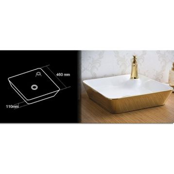 Lena E-4620A Tezgah Üstü Porselen Lavabo