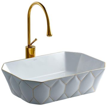 Lena E-8141 Altın Tezgah Üstü Lavabo