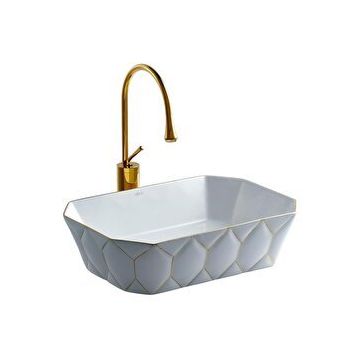 Lena E-8141 Tezgahüstü Lavabo