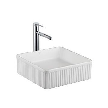 Lena E-W1003MB Beyaz Tezgahüstü Lavabo