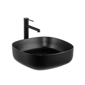 Lena E-W1203MS Mat Siyah Tezgah Üstü Lavabo