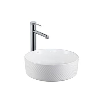 Lena E-W5002 Beyaz Tezgahüstü Lavabo