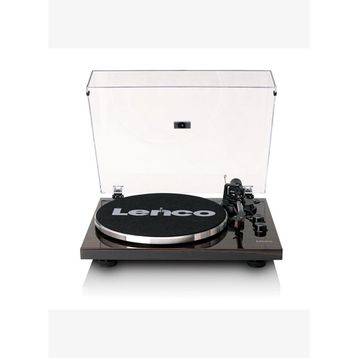 Lenco LBT-345WA Ahşap Ceviz Bluetooth ve Ortofon 2M Kırmızı Kartuşlu Pikap Plak Çalar