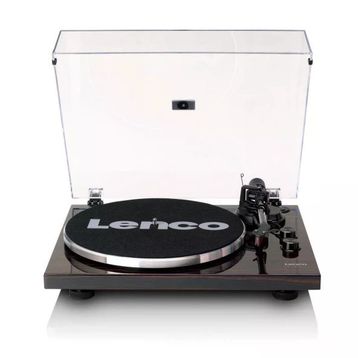 Lenco LBT-345WA Ahşap Ceviz Bluetooth ve Ortofon 2M Kırmızı Kartuşlu Pikap Plak Çalar