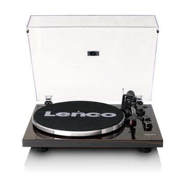 Lenco LBT-345WA Ahşap Ceviz Bluetooth ve Ortofon 2M Kırmızı Kartuşlu Pikap Plak Çalar
