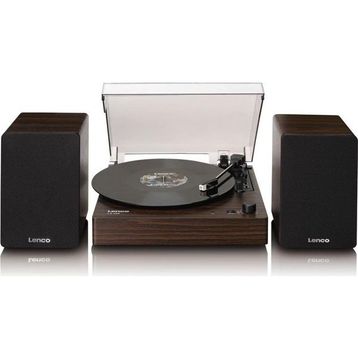 Lenco LS-200 Ahşap Harici Hoparlörlü Bluetooth Pikap