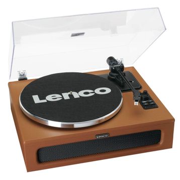 Lenco LS-430BN Kahvrengi Dahili Hoparlörlü Bluetooth Pikap