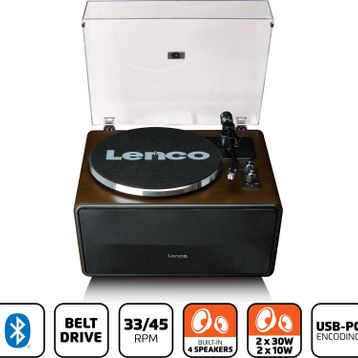 Lenco LS-470 WA Ahşap Bluetooth Pikap