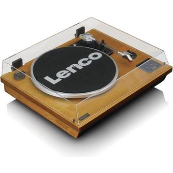 Lenco LS-55 Siyah Ahşap Hoparlörlü Bluetoothlu USB'li MP3E Kayıt Özellikli Plak Çalar Pikap