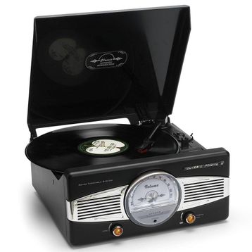 Lenco TT-27 Siyah Dahili Hoparlörlü Retro Pikap