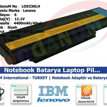 Lenovo 42Y4874 Notebook Batarya - Pil