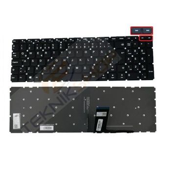 Lenovo 9Z.NCSSN.00T 9Z.NCSSN.201 Notebook TR Siyah Uyumlu Klavye
