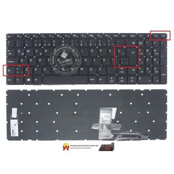 Lenovo 9Z.NCSSN.00T 9Z.NCSSN.201 Notebook TR Siyah Uyumlu Klavye