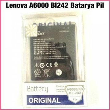 Lenovo A6000 Batarya Pil