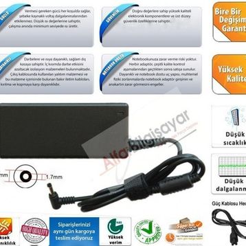 Lenovo Ideapad 110-14ISK 110-15ACL Uyumlu Notebook Adaptör