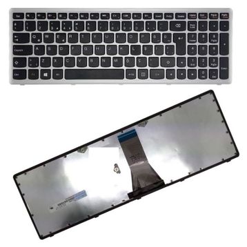 Lenovo IdeaPad 80C5 Gümüş Notebook Klavye
