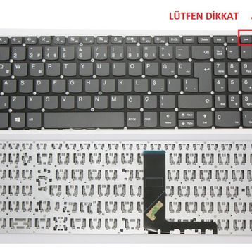 Lenovo IdeaPad 81BG007TTX Siyah Klavye