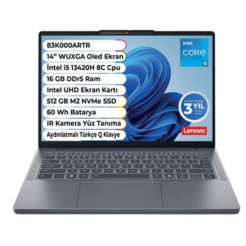 Lenovo IdeaPad Slim 3 14IRH10 83K000ARTR i5-13420H 16GB RAM 512GB SSD FreeDOS 14 inç Laptop