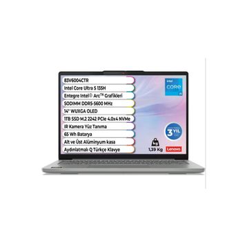 Lenovo IdeaPad Slim 5 14IMH10 83V6004CTR Ultra 5 135H 16GB RAM 1TB SSD FreeDOS 14 inç OLED Laptop