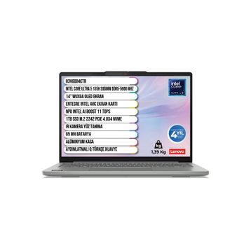 Lenovo IdeaPad Slim 5 14IMH10 83V6004CTR Ultra 5 135H 16GB RAM 1TB SSD FreeDOS 14 inç OLED Laptop