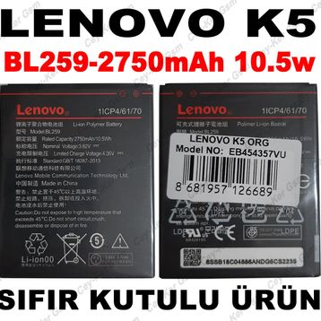 Lenovo K5 Plus A6020a46 Bl259 Batarya Pil