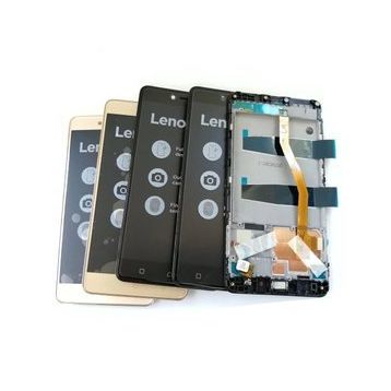 Lenovo K53A48 K6 Note Dokunmatik Siyah Çıtalı Servis Lcd Ekran