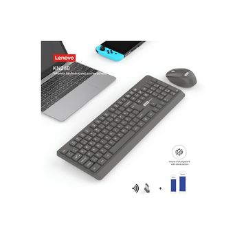 Lenovo KN260 870042257 Q Türkçe Sessiz Kablosuz Klavye Mouse Seti