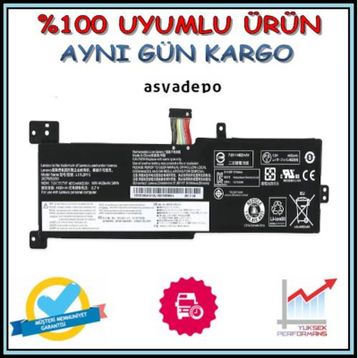 Lenovo L17L2PF0 Uyumlu Laptop Batarya Pil