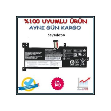 Lenovo L17L2PF0 Uyumlu Laptop Batarya Pil