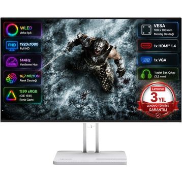 Lenovo L24-45 67E3KAC6TK 23.8 inç 144 Hz 1 ms Full HD IPS Monitör