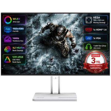 Lenovo L24-45 67E3KAC6TK 23.8 inç 144 Hz 1 ms Full HD IPS Monitör