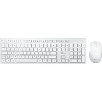 Lenovo Lecoo KW201 Beyaz Kablosuz Klavye Mouse Seti
