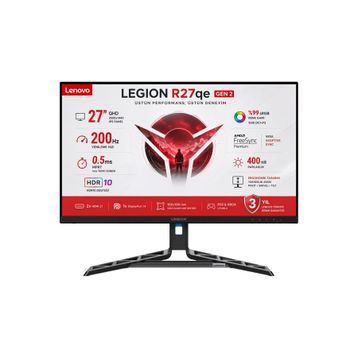 Lenovo Legion R27qe Gen 2 68C7GAC3TK 27 inç 200Hz 0.5ms 2K QHD IPS Pivot Gaming Monitör