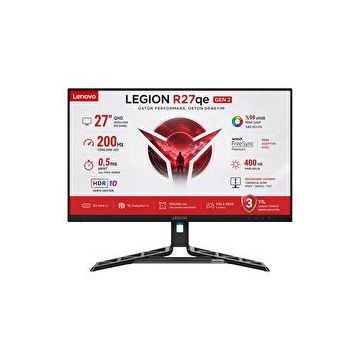 Lenovo Legion R27qe Gen 2 68C7GAC3TK 27 inç 200Hz 0.5ms 2K QHD IPS Pivot Gaming Monitör
