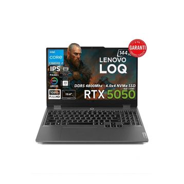Lenovo LOQ 15IRX10 83JE01D3TR i7-13645HX 16 GB RAM 1 TB SSD RTX 5050 FreeDOS 15.6 inç Gaming Laptop