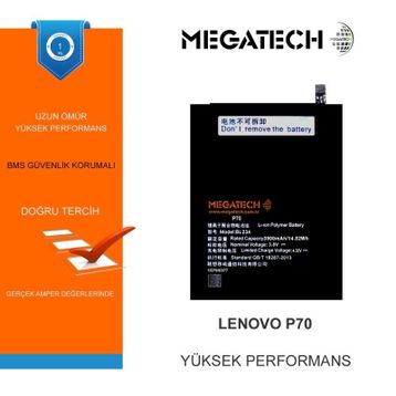 Lenovo P70 BL234 Uyumlu Batarya