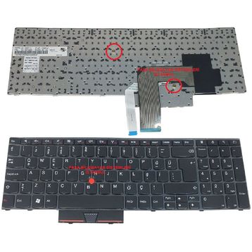 Lenovo ThinkPad E520 Siyah Klavye