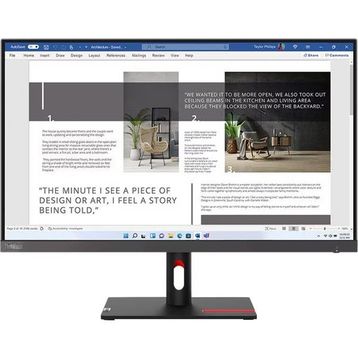 Lenovo ThinkVision 63DFKAT4UK 27 inç 75Hz 5ms IPS Monitör