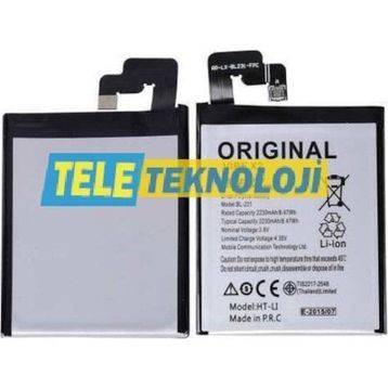 Lenovo Vibe X2 BL231 Batarya Pil