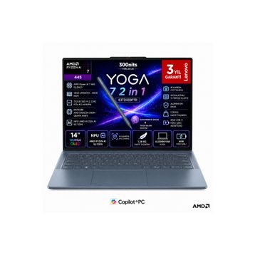 Lenovo Yoga 7 2-In-1 14AGP11 83TD008PTR Ryzen AI 7 445 16 GB RAM 512 GB SSD FreeDOS 14 inç Laptop